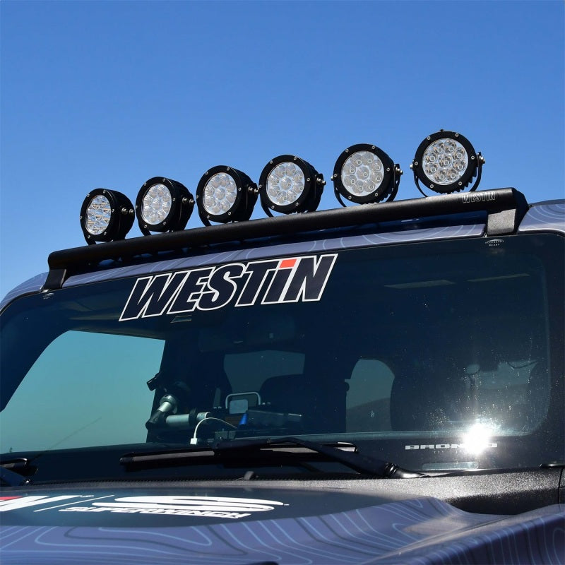 Westin 21-23 Ford Bronco (Excl. Bronco Sport) XTS Overhead Light Mount - Tex. Blk