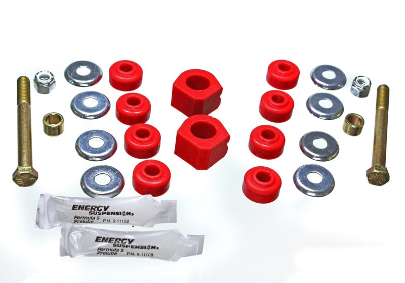 Energy Suspension 84-87 Honda Civic/CRX Red 18mm Front Sway Bar Bushings (Sway Bar link bushings and