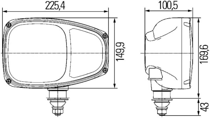 Hella Headlamp ES FAPO BL RE 0GR MG12 DT 1EE