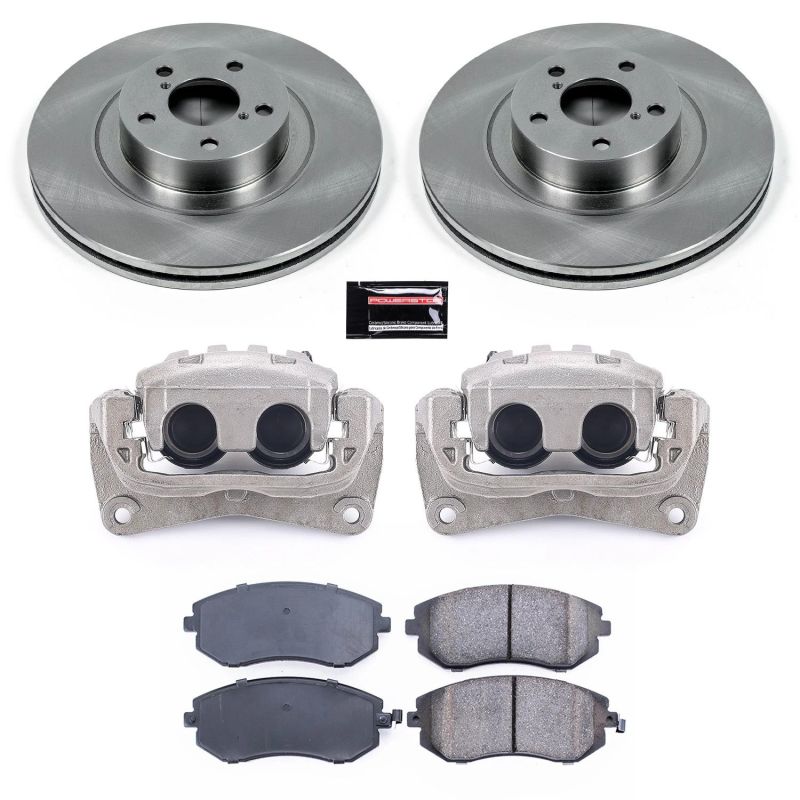 Power Stop 04-06 Subaru Baja Front Autospecialty Brake Kit w/Calipers