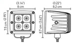 Hella HVF Cube 4 LED Off Road Kit