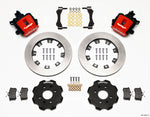 Wilwood Combination Parking Brake Rear Kit 12.19in Red Civic / Integra Disc 2.39 Hub Offset