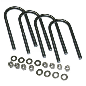 Superlift U-Bolt 4 Pack 5/8x3-3/8x12 Round w/ Hardware