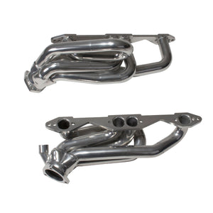 BBK 96-98 GM Truck SUV 5.0 5.7 Shorty Tuned Length Exhaust Headers - 1-5/8 Silver Ceramic