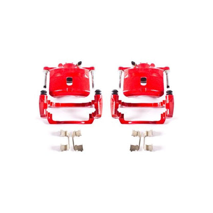 Power Stop 01-05 Acura EL Front Red Calipers w/Brackets - Pair