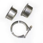 JBA 2.5in Stainless Steel V-Band Clamp & Flanges