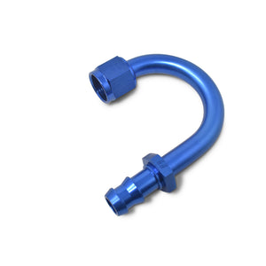 Russell Performance -6 AN Twist-Lok 180 Degree Hose End (1in Radius)