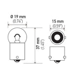 Hella Bulb 5008 12V 10W Ba15S B6 (2)