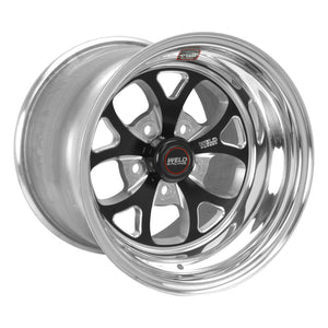 Weld S76 15x10.33 / 5x4.75 BP / 5.5in. BS Black Wheel (Low Pad) - Non-Beadlock