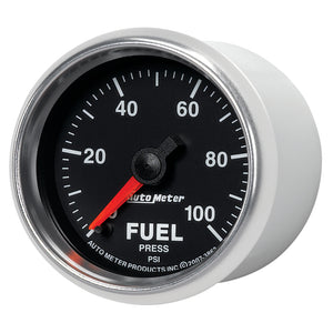 Autometer GS 0-100 PSI Full Sweep Electronic Fuel Pressure Gauge