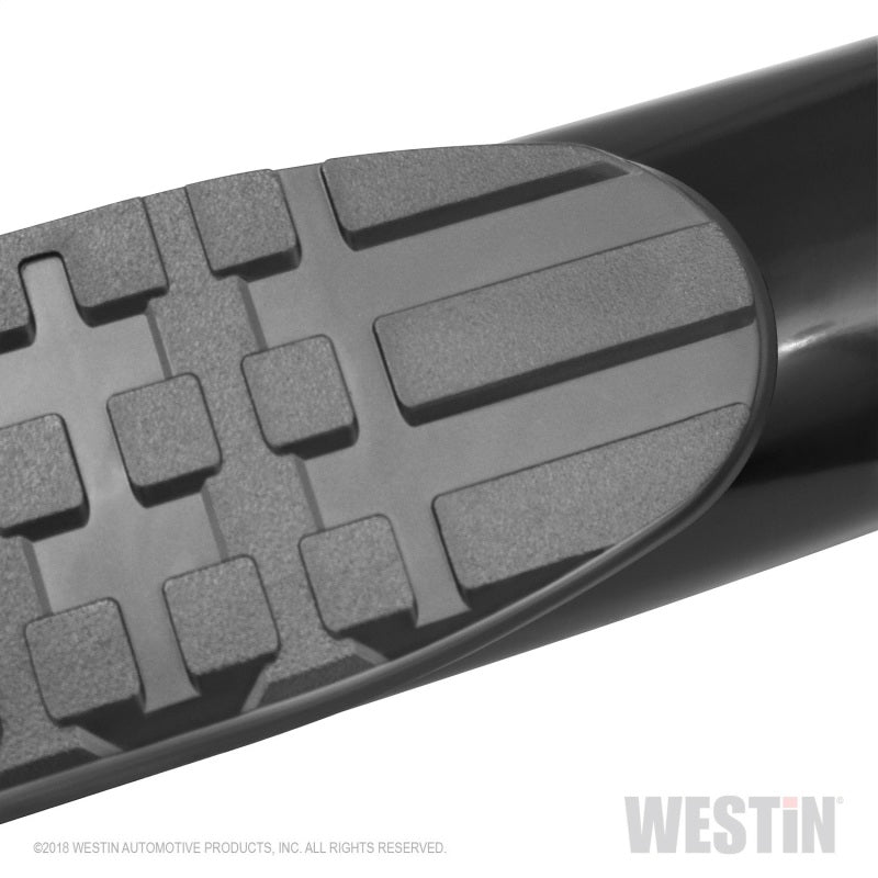 Westin 2019-2026 Chevy Silverado/Sierra 1500 Crew Cab Non LD PRO TRAXX 4 Oval Nerf Step Bars - Black