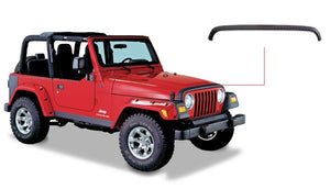 Bushwacker 18-19 Jeep Wrangler Rubicon/Sport//Unlimited/Sport S Hood Stone Guard- Black