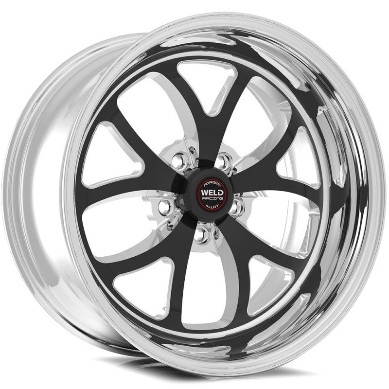 Weld S76 17x10.5 / 5x4.5 BP / 7.4in. BS Black Wheel (Low Pad) - Non-Beadlock