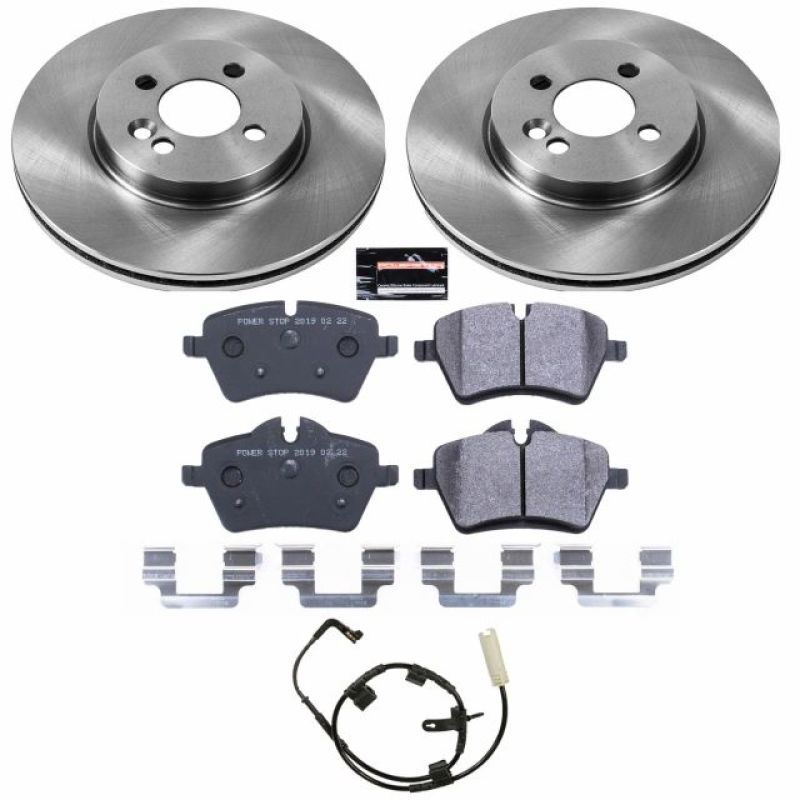 Power Stop 07-10 Mini Cooper Front Track Day SPEC Brake Kit