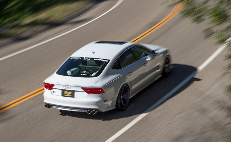 MagnaFlow 18-19 Audi A5 Dual Exit Polished Stainless CatBack Exhaust - 3in Main Piping Diameter