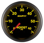 Autometer Elite 52mm 0-60 PSI Boost Peak & Warn w/ Electronic Control Gauge