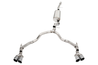 Corsa 2021-2025 Suburban/GMC Yukon XL 6.2L 4WD Dual Rear 3/2.75in Sport Cat-Back DW 4in Pol Tips