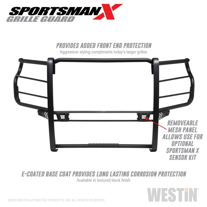 Westin 2020 Chevy Silverado 2500/3500 Sportsman X Grille Guard - Textured Black