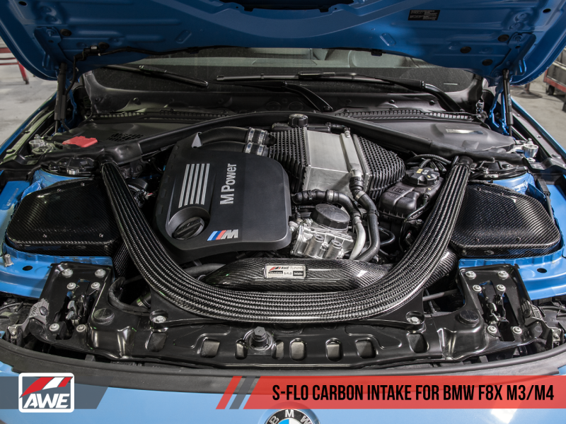 AWE Tuning BMW F8x M3/M4 S-FLO Carbon Intake