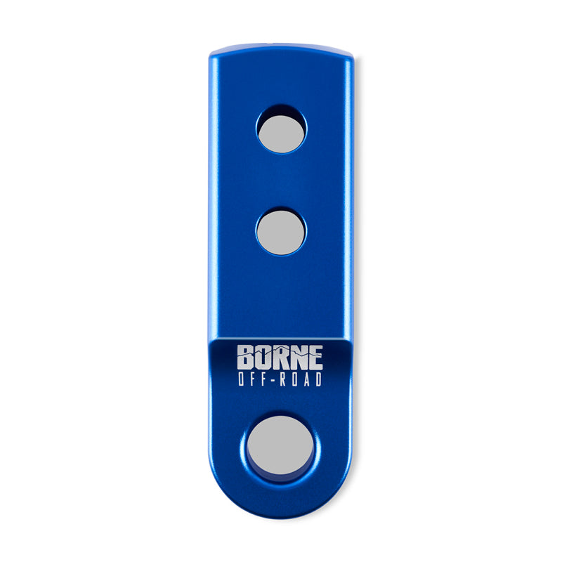 Borne Off-Road CNC Hitch Receiver Shackle 2in Blue