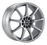 Enkei EDR9 18x7.5 5x100/114.3 45mm Offset 72.6 Bore Dia Silver Wheel