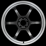 Advan R6 20x9.5 +22mm 5-120 Machining & Racing Hyper Black Wheel