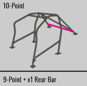 Cusco Safety21 SXE10 IS300 2-Passenger Works 10P Roll Cage - Black