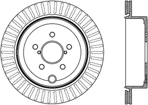 StopTech Power Slot 13 Scion FR-S / 13 Subaru BRZ Rear Right Cryo Slotted Rotor