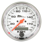 Autometer Pro-Cycle Gauge Speedo 3 3/4in 120 Mph Elec White