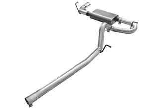 aFe Scorpion 2-1/2in Alum Steel Cat-Back Exhaust w/Pol Tip 07-18 Jeep Wrangler (JK) V6-3.6L/3.8L