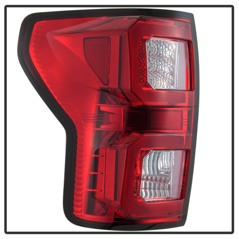 Spyder 07-13 Toyota Tundra V2 Light Bar LED Tail Lights - Red Clear ALT-YD-TTU07V2-LB-RC