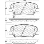 StopTech 11-15 Kia Optima Street Street Touring Front Brake Pads