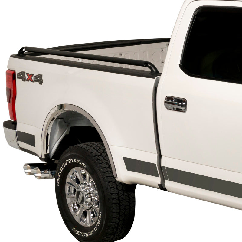 Putco 99-06 Chevy Silverado - 6.5ft BED (01-05 HD) Locker Side Rails - Black Powder Coated