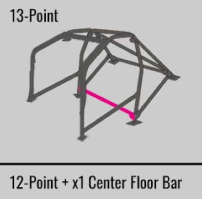 Cusco Mitsubishi Lancer Roll Cage CZ4A Dash Through 2 Passenger Works 13P Safety 21