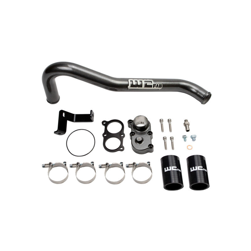 Wehrli 06-10 Duramax LBZ/LMM Thermostat Housing Kit - WCFab Grey