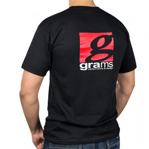 Grams Performance and Design Logo Black T-Shirt - L