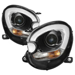 Spyder Mini Cooper Countryman 11-15 Headlights - Halogen Model Only - Black PRO-YD-MCO11-DRL-BK