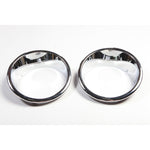 Rugged Ridge Headlight Bezels Chrome 07-18 Jeep Wrangler JK