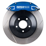 StopTech 05+ Mustang Saleen ST-40 355x32mm Blue Caliper Slotted Rotors Front Big Brake Kit
