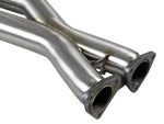 aFe Twisted Steel HDR X-Pipe SS-304 01-06 BMW M3 3.2L S54