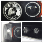 Spyder Dodge Ram 1500 02-05 03-05 Projector Headlights CCFL Halo LED Blk Smke PRO-YD-DR02-CCFL-BSM