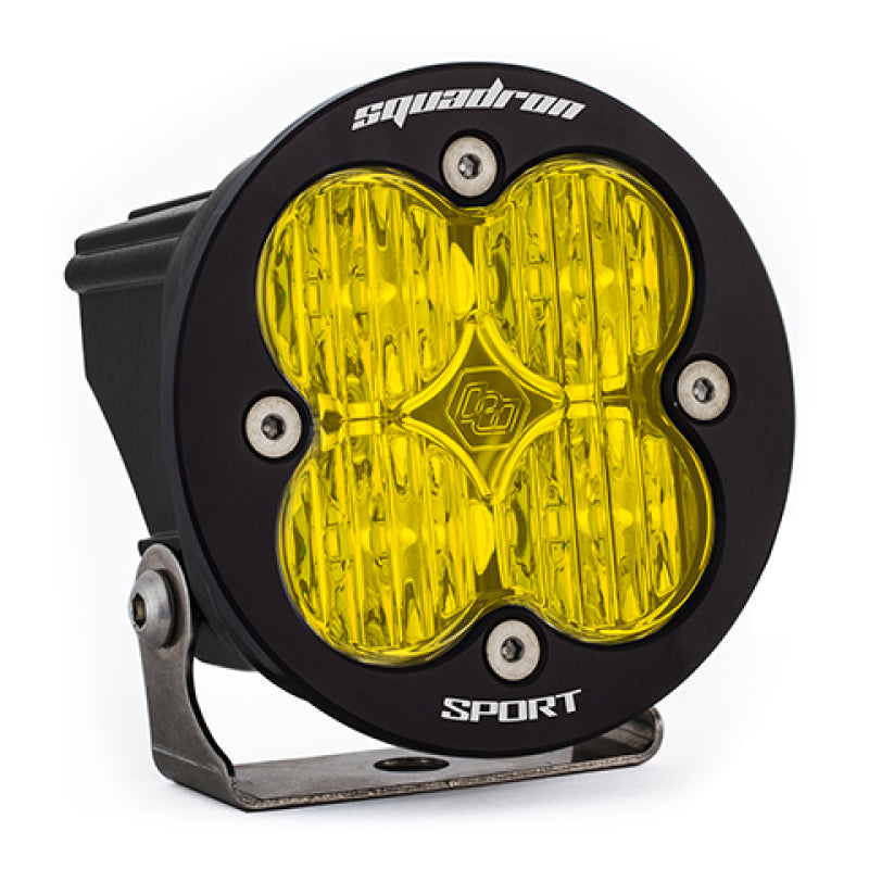 Baja Designs Squadron R Sport Wide Cornering Pattern LED Light Pod - Amber