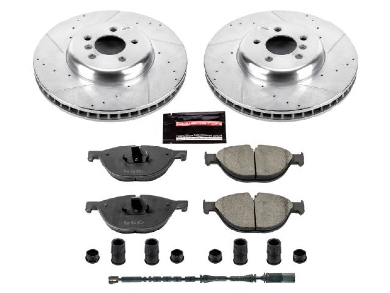 Power Stop 10-15 BMW 750i xDrive Front Z23 Evolution Brake Kit