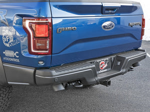 aFe MACH Force-Xp Cat-Back Exhaust w/Dual Hi-Tuck Tips Black 17-18 Ford F-150 Raptor V6-3.5L (tt)