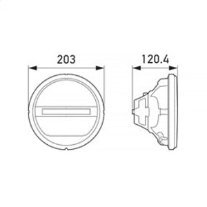 Hella Headlamp INSERT GR 1F8