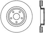 StopTech 06-10 Jeep Grand Cherokee SRT-8 Slotted & Drilled Front Left Rotor