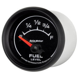 AutoMeter Gauge Fuel Level 2-1/16in. 0 Ohm(e) to 90 Ohm(f) Elec Es