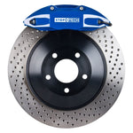 StopTech 99-05 VW Golf/GTi/Jetta Front BBK 1PC Touring 312/ST41 Blue Caliper 328x28 Drilled Rotor