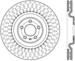 StopTech Premium High Carbon 13-14 Ford Mustang/Shelby GT500 Left Front Disc Slotted Brake Rotor