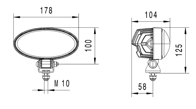 Hella Work Lamp Na 0Gr Md1224 Dt Ov902 1Gb